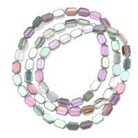 Perles en verre de mode, DIY, couleurs mélangées, 6x9mm, Environ 65PC/brin, Vendu par brin