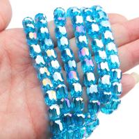 Fashion Glass Beads, DIY & faceted, more colors for choice, 8x8mm, 10PCs/Bag, Sold By Bag