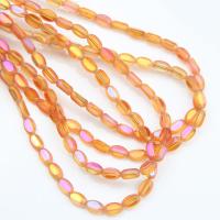 Perles en verre de mode, DIY & facettes, plus de couleurs à choisir, 4.50x7mm, Environ 80PC/brin, Vendu par brin
