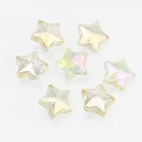 Fashion Glass Beads, Star, DIY, more colors for choice, 13mm, Approx 30PCs/Bag, Sold By Bag