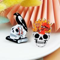 Acrylic Pendants, Skull, DIY & different styles for choice, more colors for choice, Sold By PC