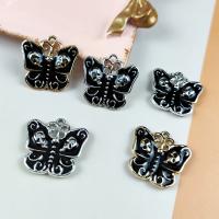 Fashion Halloween Pendant Zinc Alloy Butterfly plated DIY & enamel Sold By PC