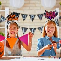 Neue heiße Halloween Schmuck und Dekor, Nichtgewebte Stoffe, mit Kunststoff, halb plattiert, Design für Halloween & verschiedene Muster für Wahl, verkauft von PC