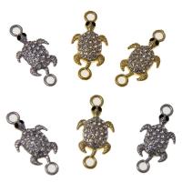 Animal Zinc Alloy Connector plated DIY & micro pave cubic zirconia Sold By PC