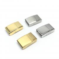 Stainless Steel Magnetic Clasp 304 Stainless Steel polished DIY Inner diameter 12 * 4 mm Sold By Lot