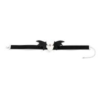 Velveteen Choker Necklace, med Akryl, Halloween smykker gave & forskellige stilarter for valg & for kvinde, Længde Ca. 11.8 inch, Solgt af PC