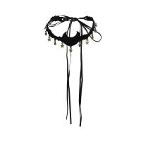 Velveteen choker ogrlica, s Cink Alloy, Halloween Nakit Gift & različitih stilova za izbor & za žene, Dužina Približno 13.8 inčni, Prodano By PC