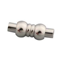 Stainless Steel Magnetic Clasp, 304 Stainless Steel, DIY, original color, 19x7mm, Hole:Approx 3x3mm, 10PCs/Lot, Sold By Lot