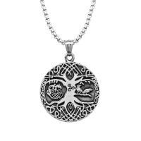 Stainless Steel Jewelry Necklace 304 Stainless Steel Round fashion jewelry & for man Sold By PC