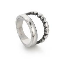 Rustfrit stål fingre Ringe, 304 rustfrit stål, mode smykker & forskellig størrelse for valg & forskellige stilarter for valg & for kvinde, flere farver til valg, Solgt af PC