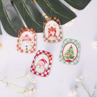 Acrylic Pendants, Christmas Design & DIY & different designs for choice, more colors for choice, 30x40mm, Sold By PC