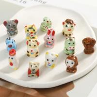 Porcelain Jewelry Beads, Animal, DIY & different styles for choice, more colors for choice, 16x14mm, Sold By PC