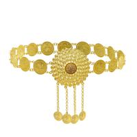 Biżuteria ciała łańcucha, Stop cynku, biżuteria moda & dla obu płci, złoto, bez zawartości niklu, ołowiu i kadmu, długość około 105 cm, sprzedane przez PC