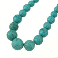 Fashion Turquoise Necklace, 304 Stainless Steel, with Natural Turquoise, fashion jewelry & for woman, green, nickel, lead & cadmium free, Length:Approx 230 mm, Sold By PC