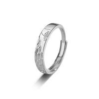 Anéis Couple dedo, 925 de prata esterlina, Ajustável & joias de moda, níquel, chumbo e cádmio livre, tamanho:7, vendido por PC