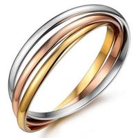 Titanium Steel Bangle plated fashion jewelry & for woman & hollow Inner Approx 55mm Sold By PC