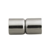 Stainless Steel Magnetic Clasp, 304 Stainless Steel, DIY, original color, 16x8mm, Hole:Approx 6x6mm, 10PCs/Lot, Sold By Lot