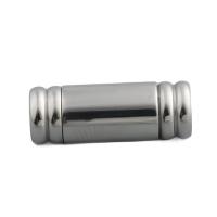Stainless Steel Magnetic Clasp, 304 Stainless Steel, DIY, original color, 18.50x7mm, Hole:Approx 4x4mm, 10PCs/Lot, Sold By Lot