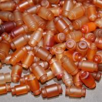 Ágata natural tibetano Dzi Beads, Ágata tibetana, DIY, Cor aleatória, 19x10mm, vendido por PC