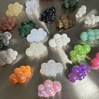 Beads Jewelry Aicrileach, Cloud, DIY & cruan, dathanna níos mó le haghaidh rogha, 23x23mm, Díolta De réir PC