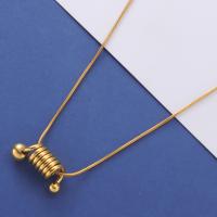 Edelstahl Schmuck Halskette, 304 Edelstahl, mit Verlängerungskettchen von 5CM, goldfarben plattiert, Micro pave Zirkonia & für Frau, Länge:ca. 40 Millimeter, verkauft von PC