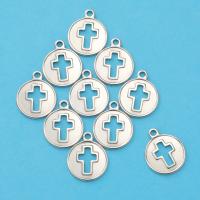 Stainless Steel Pendants 304 Stainless Steel Round polished DIY Sold By PC