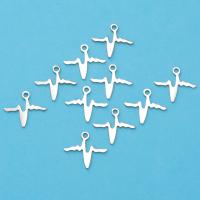 Stainless Steel Pendants 304 Stainless Steel Electrocardiographic polished DIY Sold By PC