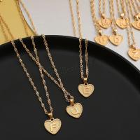 Tibetan Style Jewelry Necklace, with 5cm extender chain, Heart, plated, fashion jewelry & different designs for choice & for woman, gold, nickel, lead & cadmium free, Length:Approx 42.5 cm, Sold By PC