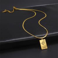 Edelstahl Schmuck Halskette, 304 Edelstahl, mit Verlängerungskettchen von 5cm, plattiert, Modeschmuck & unisex, keine, frei von Nickel, Blei & Kadmium, Länge:ca. 40 cm, verkauft von PC