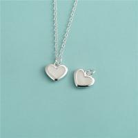925 Sterling Silver Pendant, with Shell, Heart, plated, DIY, silver color, 8.80x9.70mm, Sold By PC
