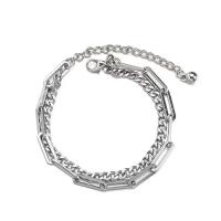 Stainless Steel Jewelry Bracelet, 304 Stainless Steel, plated, Unisex & different size for choice, original color, Sold By PC