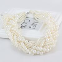 Sieraden Sets, oorbel & halsketting, Plastic Pearl, mode sieraden, Verkocht door Stel