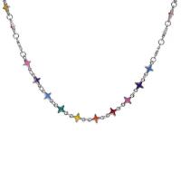 Titanium Steel Necklace fashion jewelry & for woman original color Sold By PC