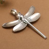 Tibetan Style Animal Pendants, Dragonfly, antique silver color plated, DIY, 113x98x14.50mm, Sold By PC