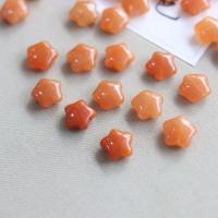 Hair Stick Findings Red Aventurine Star DIY red 12mm Sold By PC