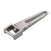 Stainless Steel Key Clasp, 304 Stainless Steel, DIY, original color, 63.50x19mm, Hole:Approx 15.5x5.5mm, 5PCs/Lot, Sold By Lot