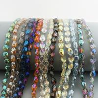 Kristall-Perlen, Kristall, DIY, mehrere Farben vorhanden, 620x9x6.50mm, verkauft per 620 Millimeter Strang