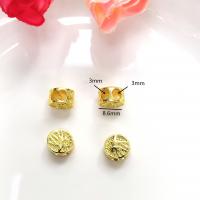 Tibetan Style Jewelry Beads, plated, DIY, golden, 10PCs/Lot, Sold By Lot