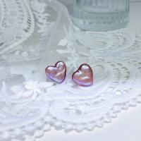 Freshwater Pearl Earrings, Heart, fashion jewelry & for woman, more colors for choice, Pearls about 10-11 mm, Sold By Pair