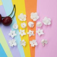 Hair Accessories DIY Findings, Resin, Flower, injection moulding, different styles for choice, more colors for choice, Approx 100PCs/Bag, Sold By Bag