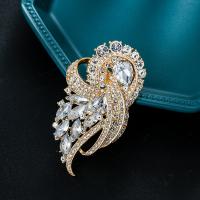 Zinc Alloy Brooches plated for woman & with rhinestone Sold By PC