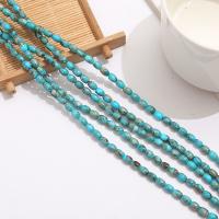 Turquoise Beads Natural Turquoise Oval DIY blue Sold Per Approx 38 cm Strand
