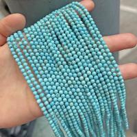 Perles turquoises, turquoise naturelle, Rond, DIY & normes différentes pour le choix, bleu, Vendu par Environ 38 cm brin
