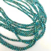 Turquoise Beads, Natural Turquoise, Round, DIY & different size for choice, green, Sold By Strand