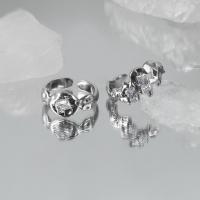 Messing ringen, met Cubic Zirconia, plated, mode sieraden & voor vrouw, nikkel, lood en cadmium vrij, Verkocht door PC