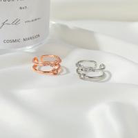 Brass δάχτυλο του δακτυλίου, Ορείχαλκος, επιχρυσωμένο, κοσμήματα μόδας & για τη γυναίκα & με στρας, περισσότερα χρώματα για την επιλογή, νικέλιο, μόλυβδο και κάδμιο ελεύθεροι, Sold Με PC