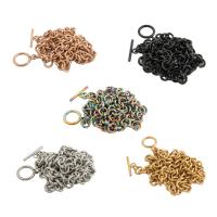 Rozsdamentes acélból készült ékszerek Chain, 304 rozsdamentes acél, DIY, több színt a választás, Hossz Kb 501 mm, Által értékesített PC