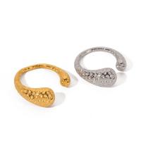 Stainless Steel Finger Ring, 304 Stainless Steel, Vacuum Ion Plating, fashion jewelry & for woman, more colors for choice, inner diamete 17.1mm, Sold By PC
