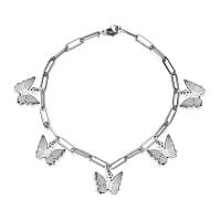 Stainless Steel Jewelry Bracelet, 304 Stainless Steel, Butterfly, fashion jewelry & for woman, more colors for choice, 10x15mm, Length:Approx 8.28 Inch, Sold By PC
