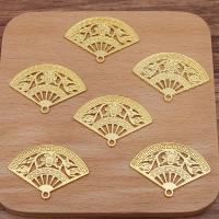 Tibetan Style Pendants, Fan, plated, DIY & different size for choice, more colors for choice, nickel, lead & cadmium free, Approx 50PCs/Bag, Sold By Bag